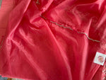 Satin organza saree/ AP59