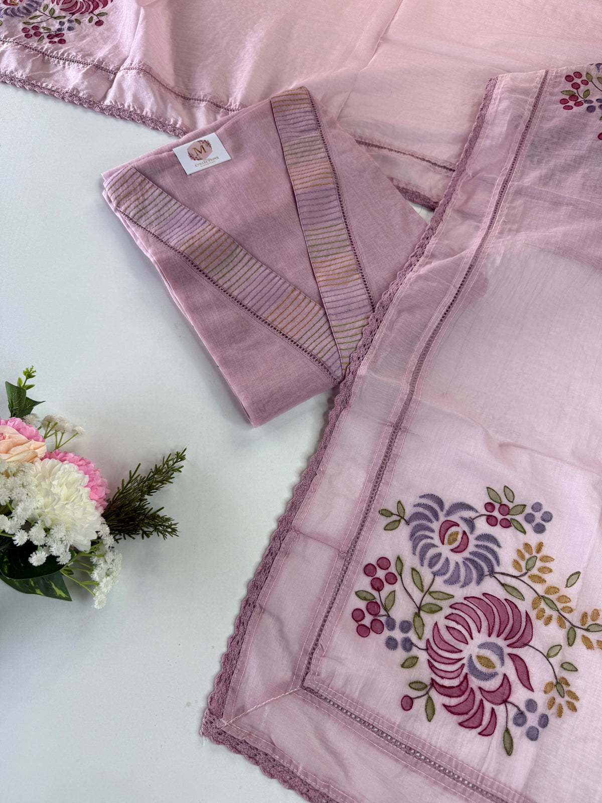 Pure mal cotton unstitched salwar set / NC244