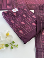 Blended Chanderi unstitched salwar set / NC201