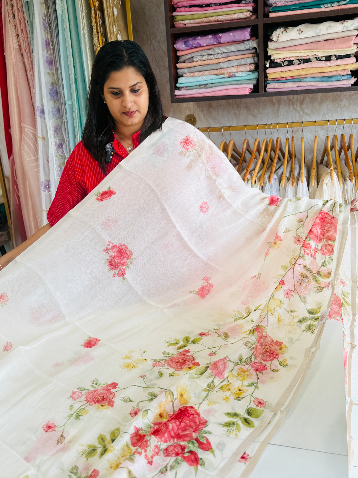 Soft mal cotton saree/ SH106