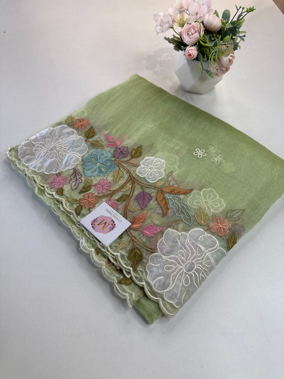 Korean Organza Saree/ MSA122