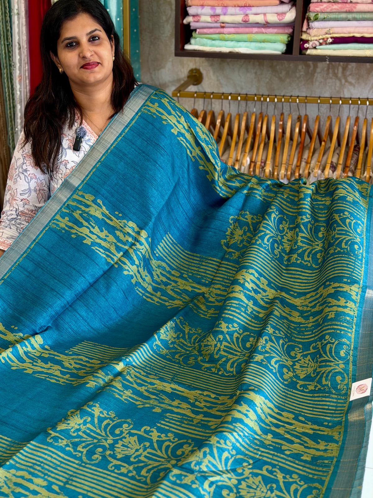 Semi Tussar Saree/ KE11