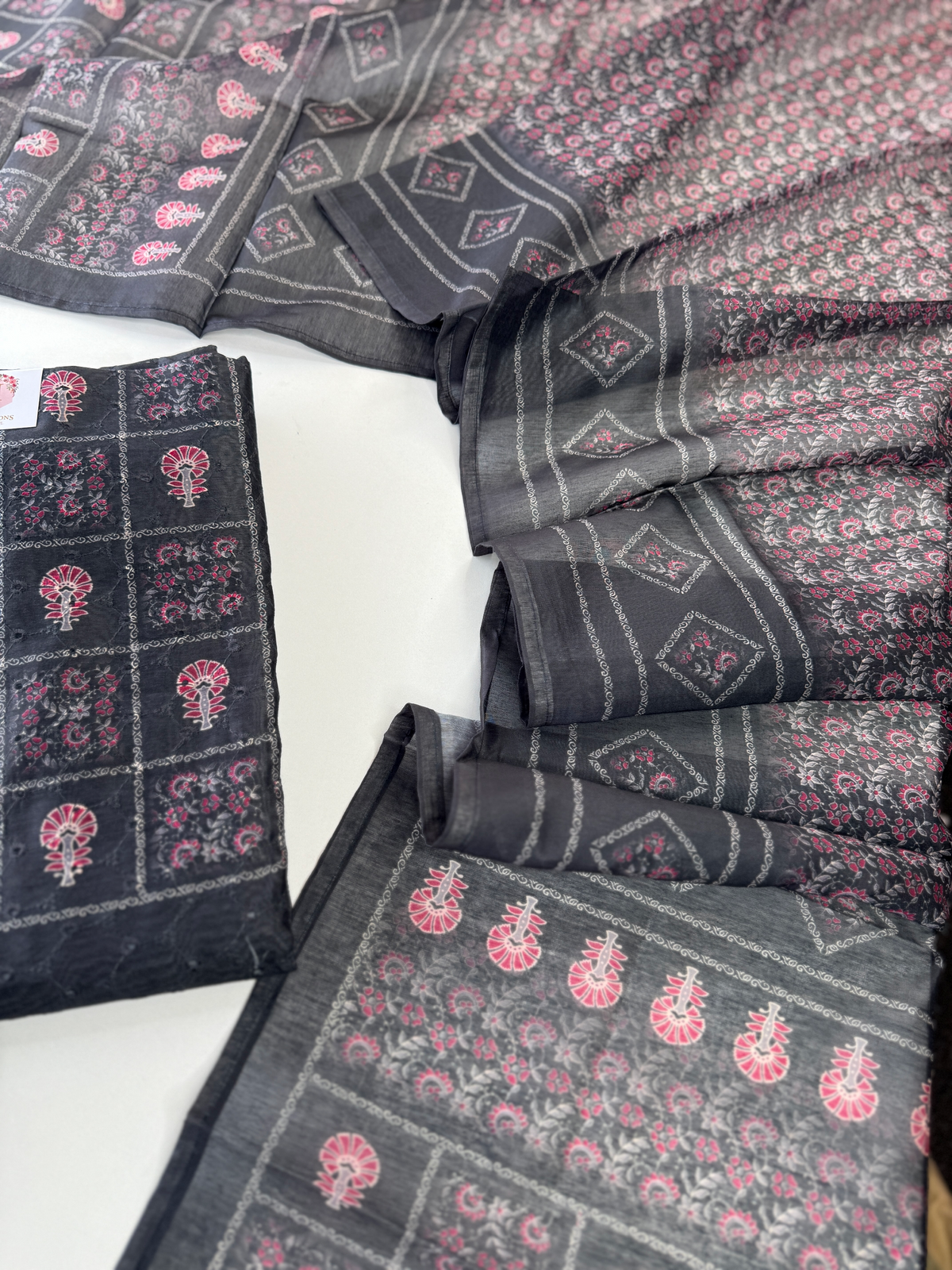 Blended Chanderi unstitched salwar set / NC201