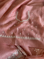 Crushed Crape Saree/ HW507