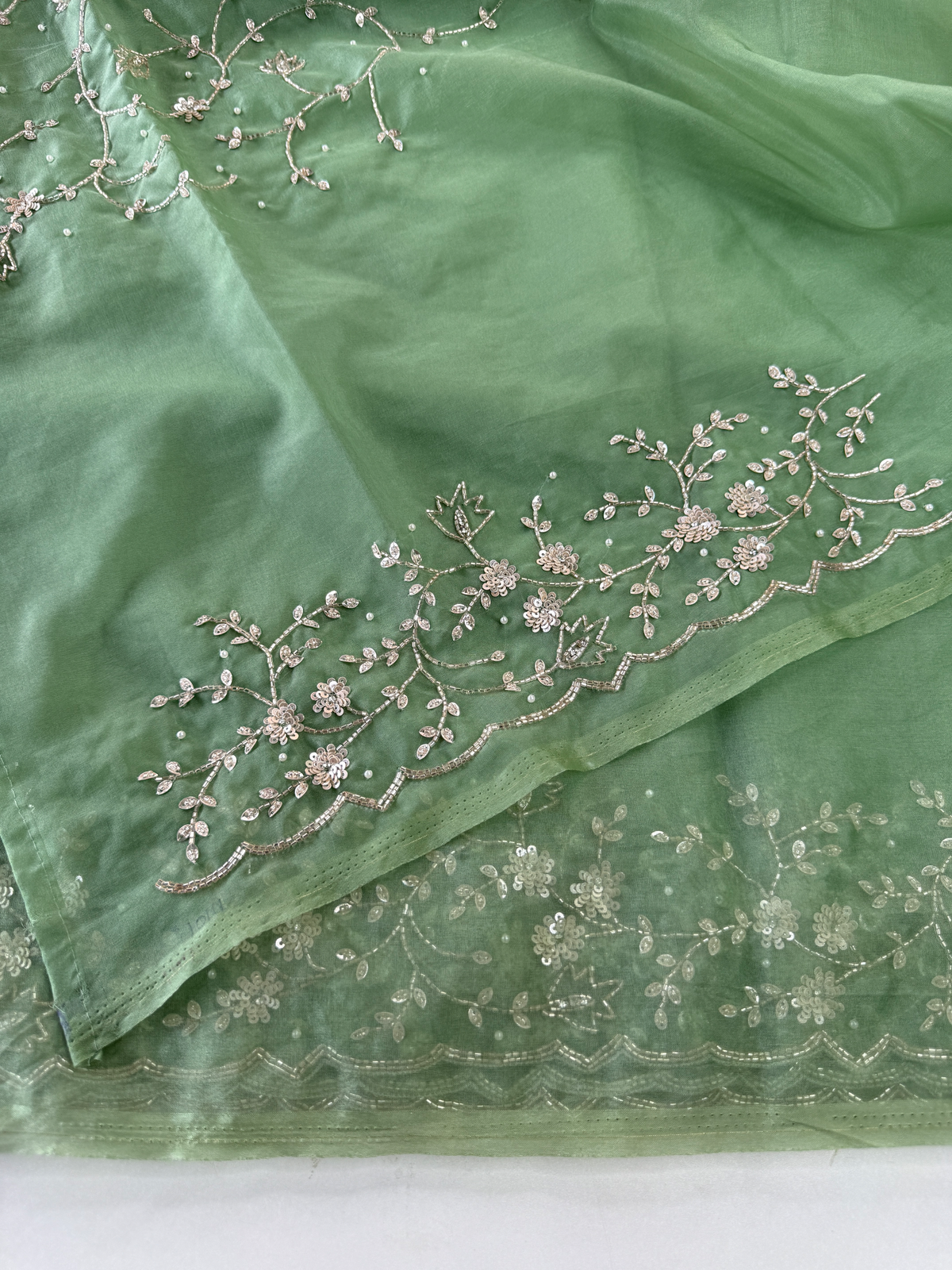 Soft Organza party wear saree/ HM115
