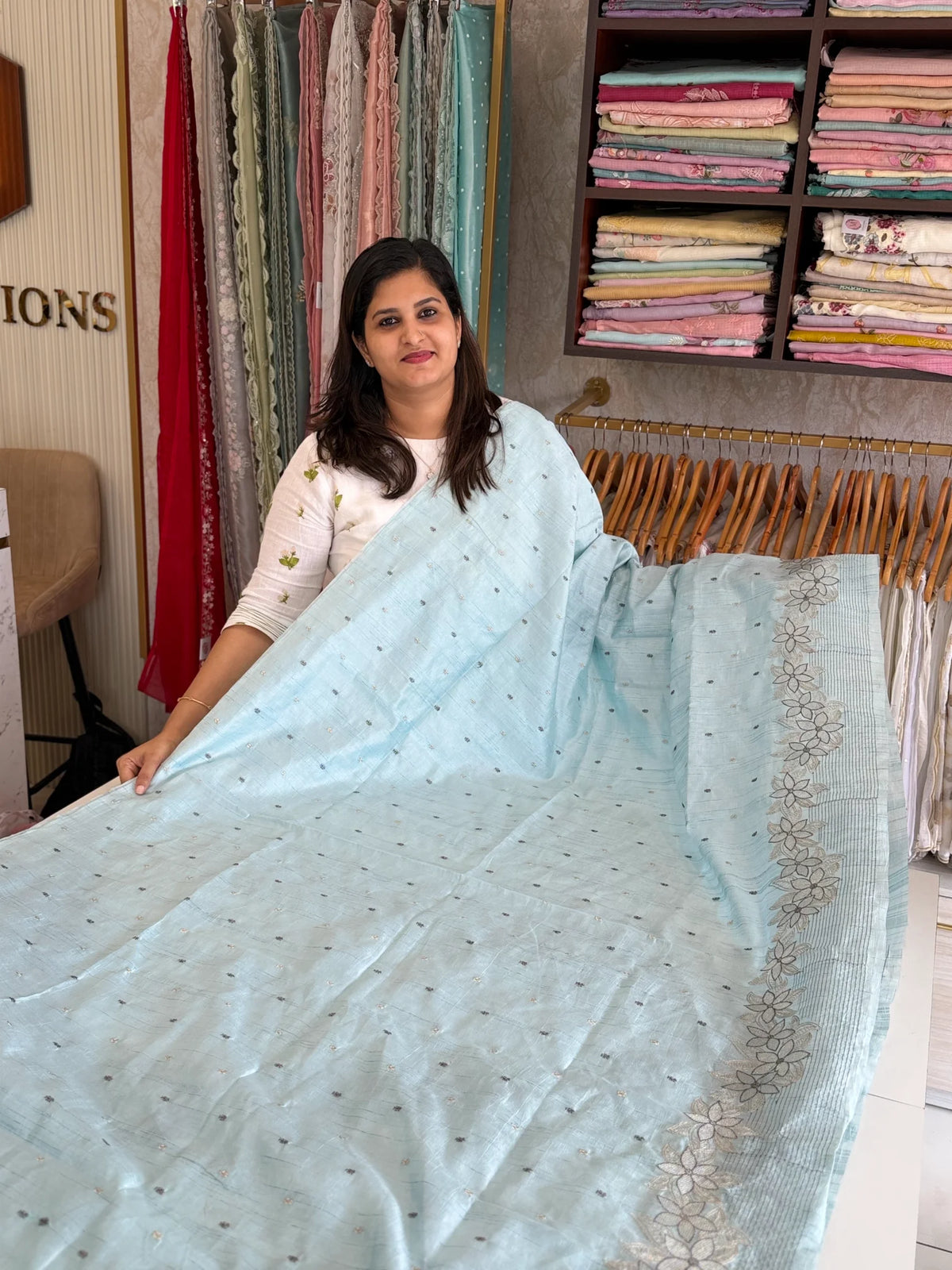 Semi silk saree/ ND57