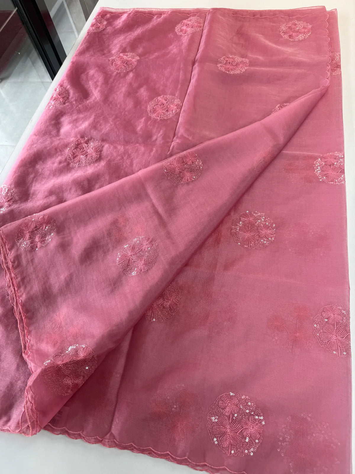 Soft organza saree/ CW038