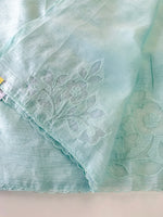 Crushed crape saree/ AM101