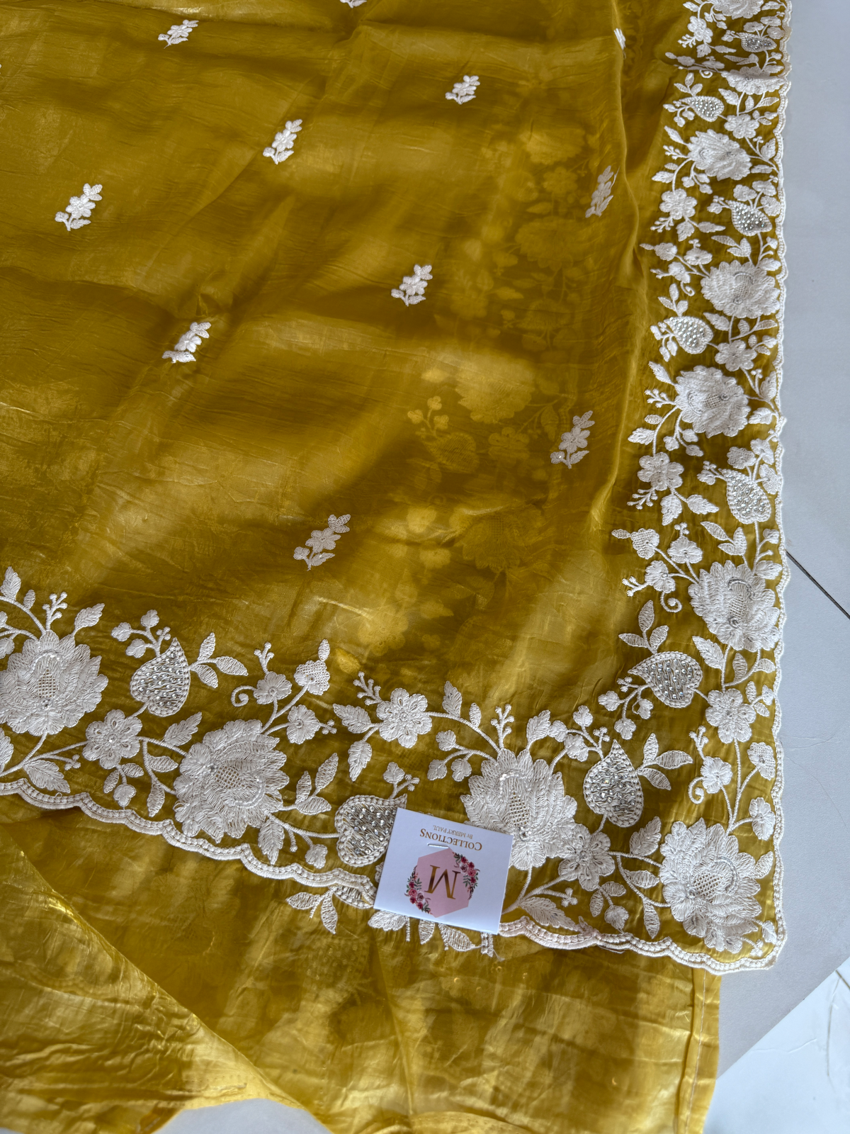 Crushed Organza Saree / MK01