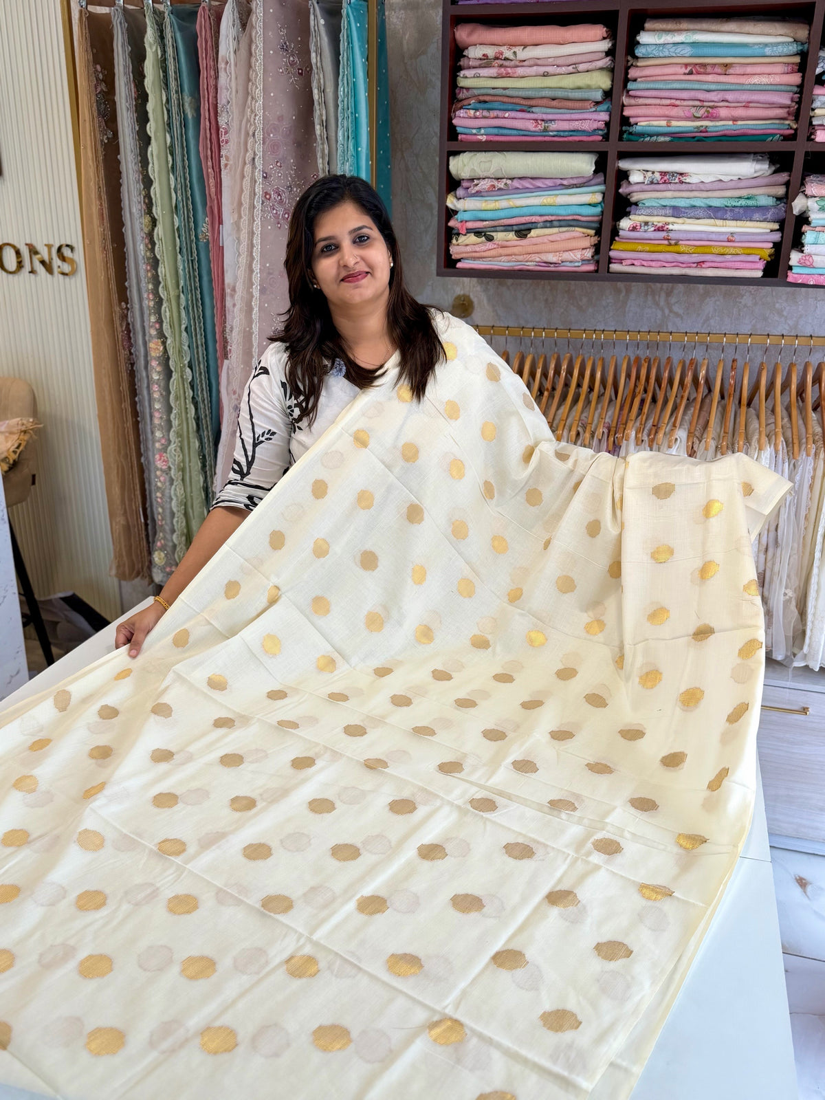 Onam mal cotton saree/680D