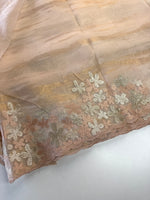 Foil textured crushed Organza/W767
