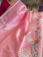 Tissue organza saree /RKF07