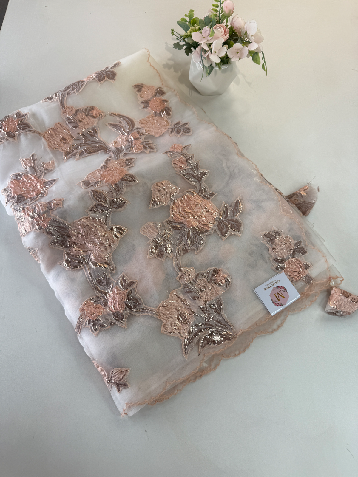 Soft organza premium saree/ AP505