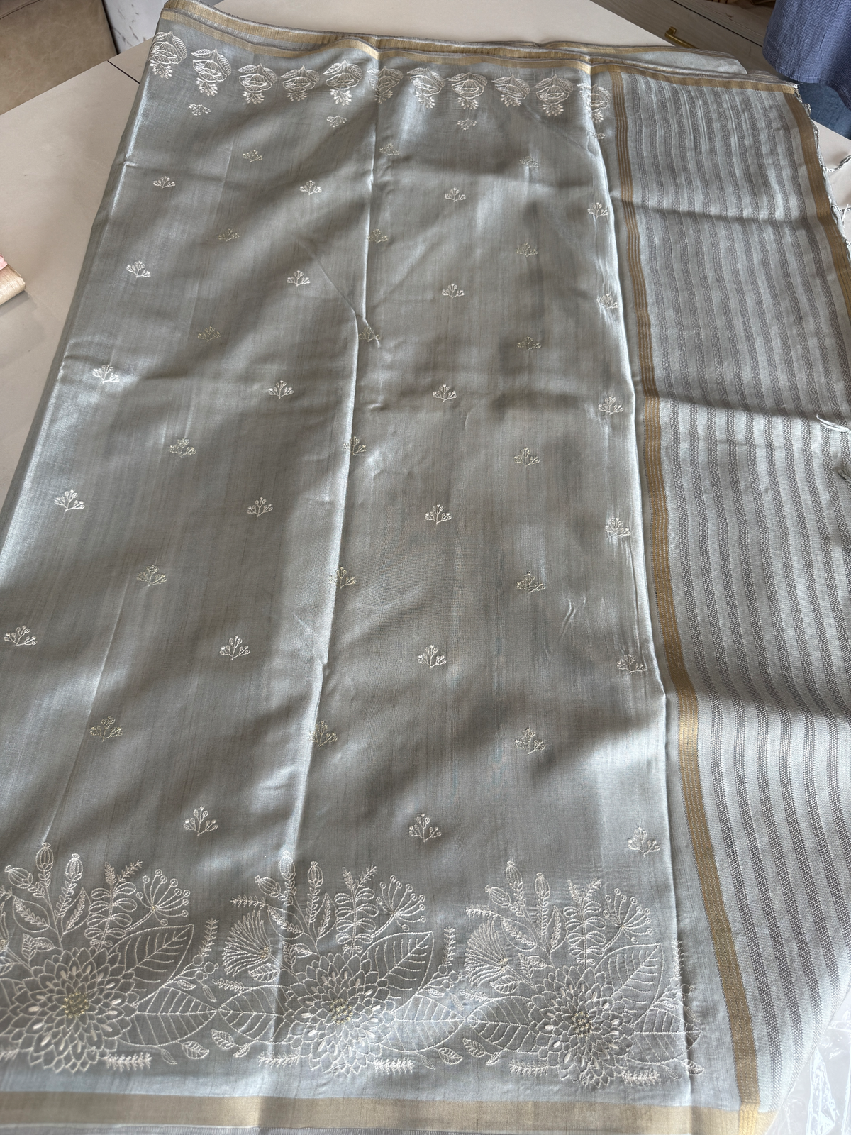 Soft Semi Tussar Saree/ FGD613