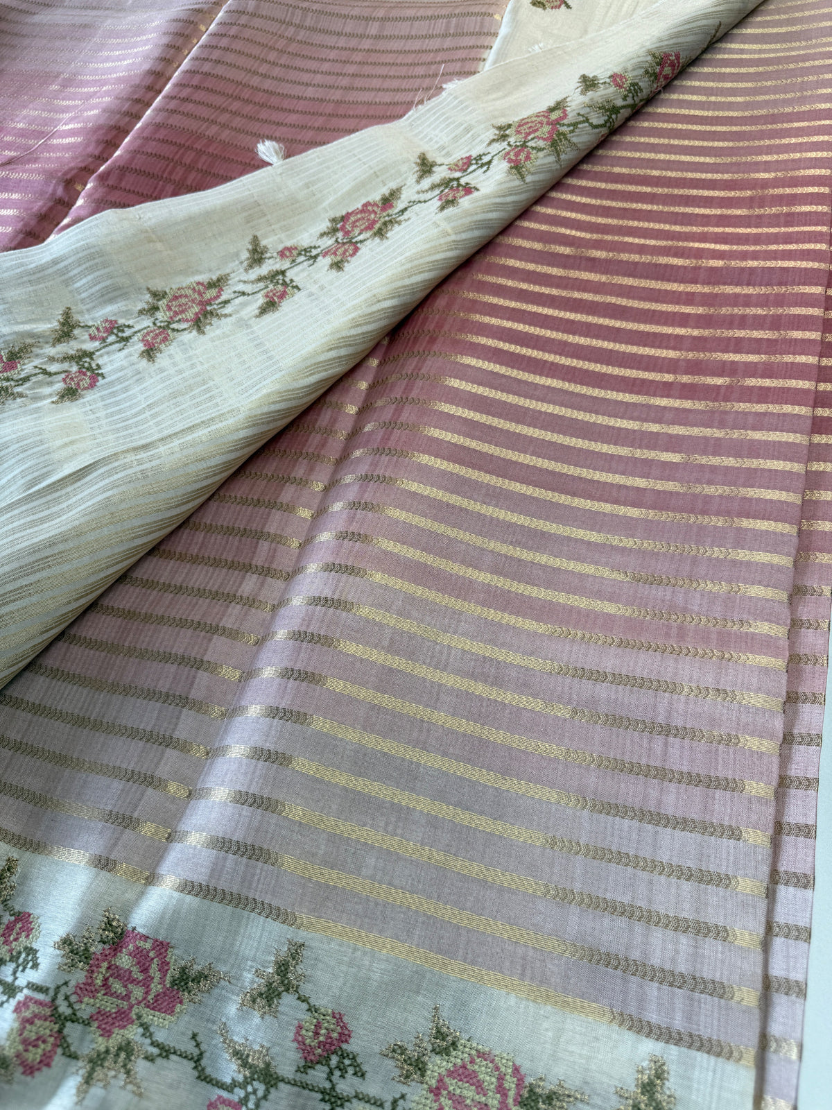 Soft semi Tussar Saree/ D490