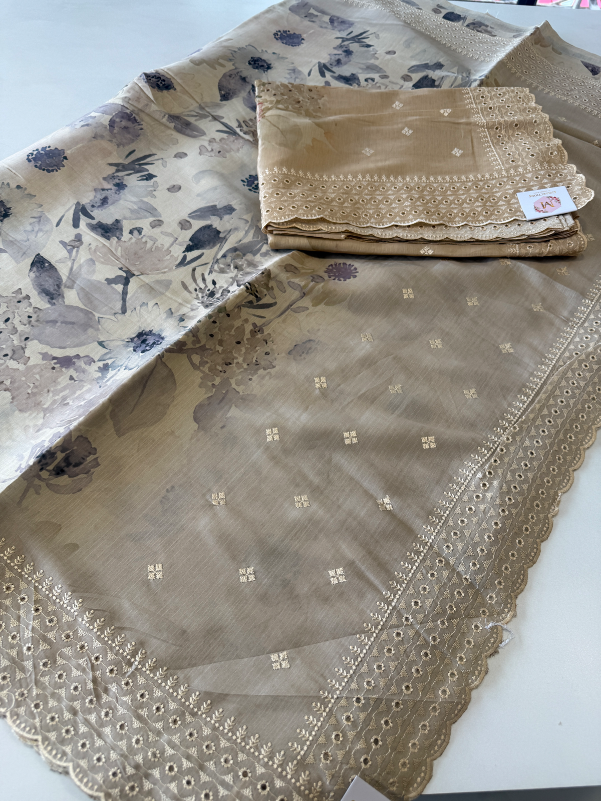Soft semi silk saree / 7599