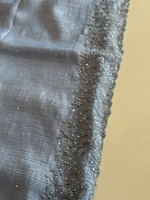 Crushed crape saree/ HW457