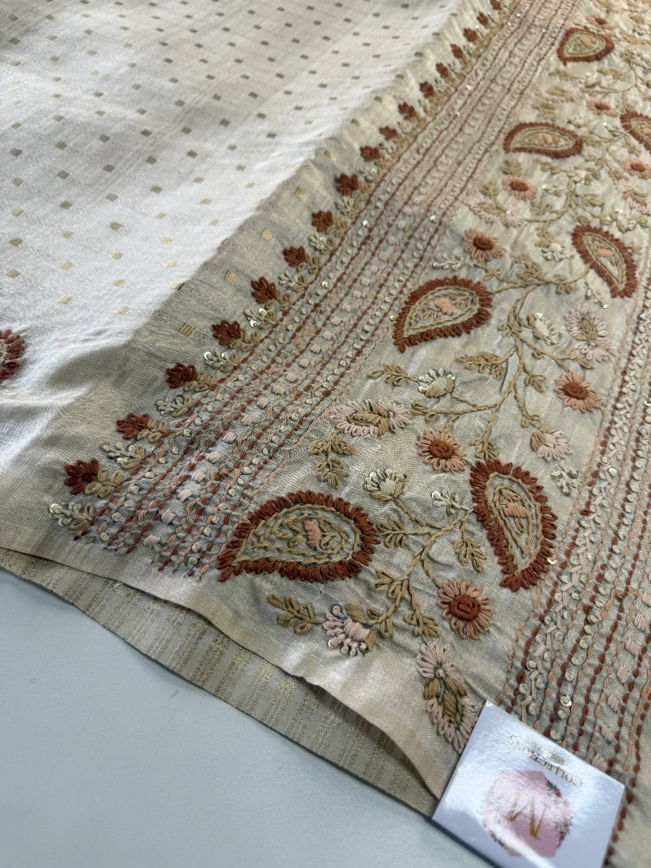 Soft semi Tussar saree/ 446H
