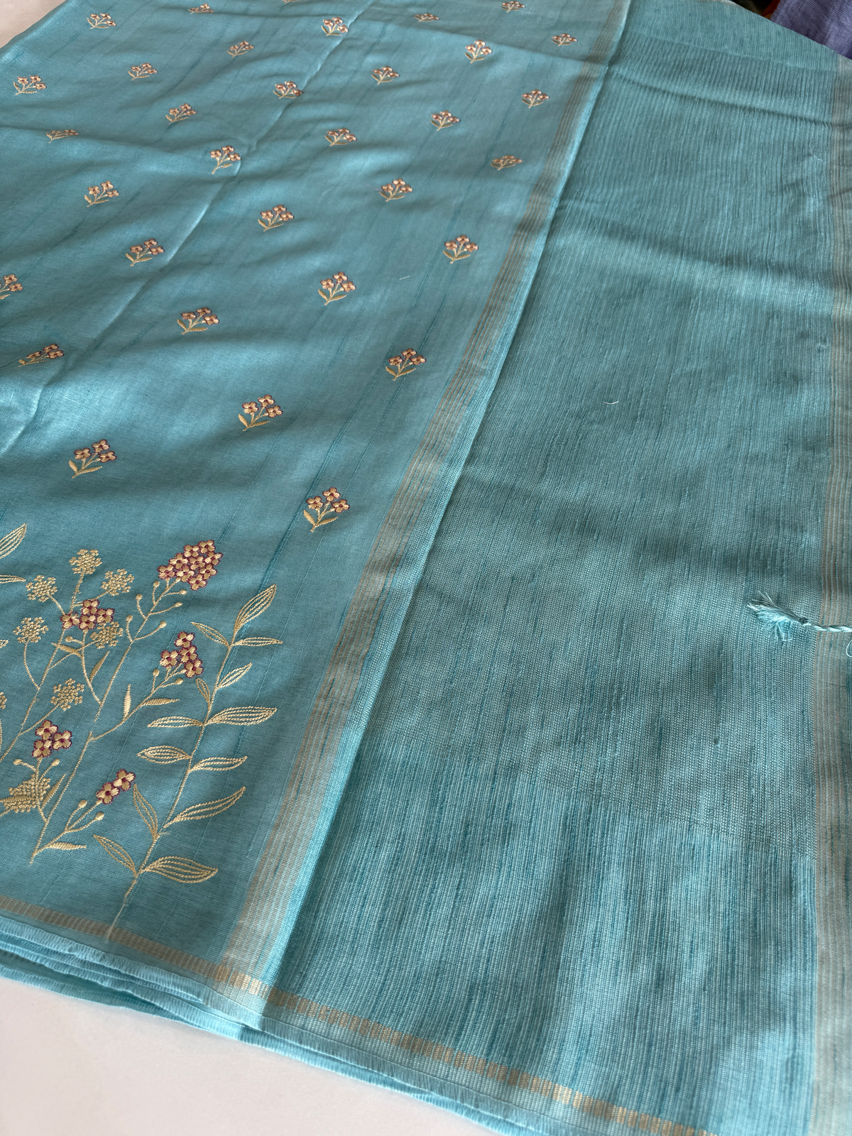 Soft Semi Tussar Saree / FGD481