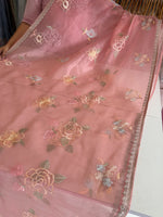 Glass Organza Saree/ 155L