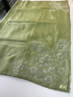 Crushed crape Saree/ AM107