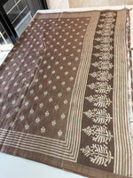 Soft Semi Tussar Saree/ D526
