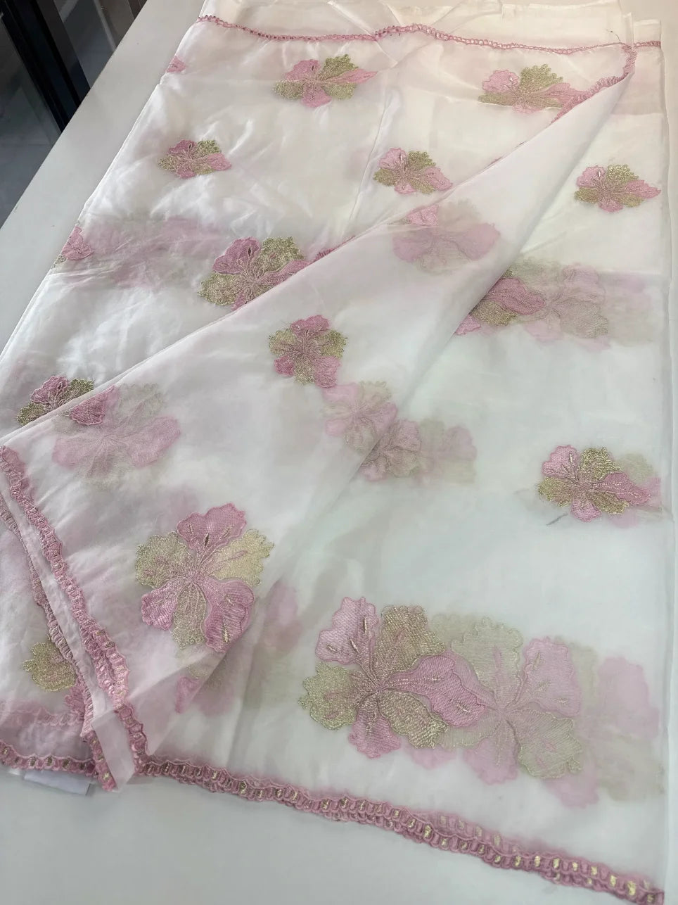 Soft organza saree/ CW865