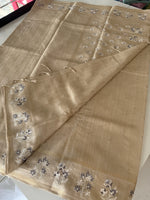Semi Tussar Saree/ FG371