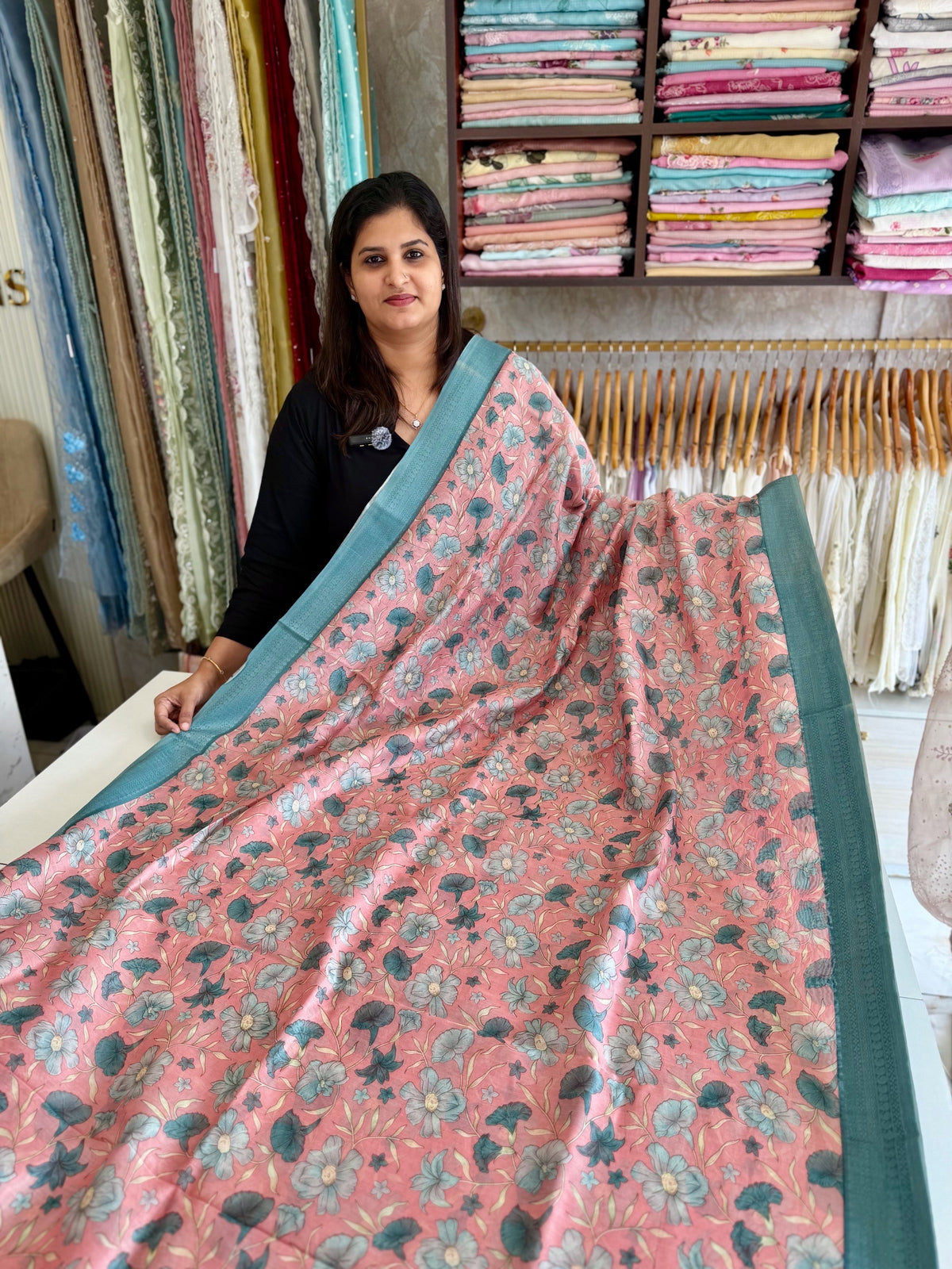Pure Chanderi silk saree / CP2