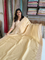 Crushed crape Saree/ CW053