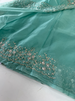 Soft Organza party wear saree/ HM115