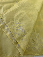 Crushed crape Saree/ AM107