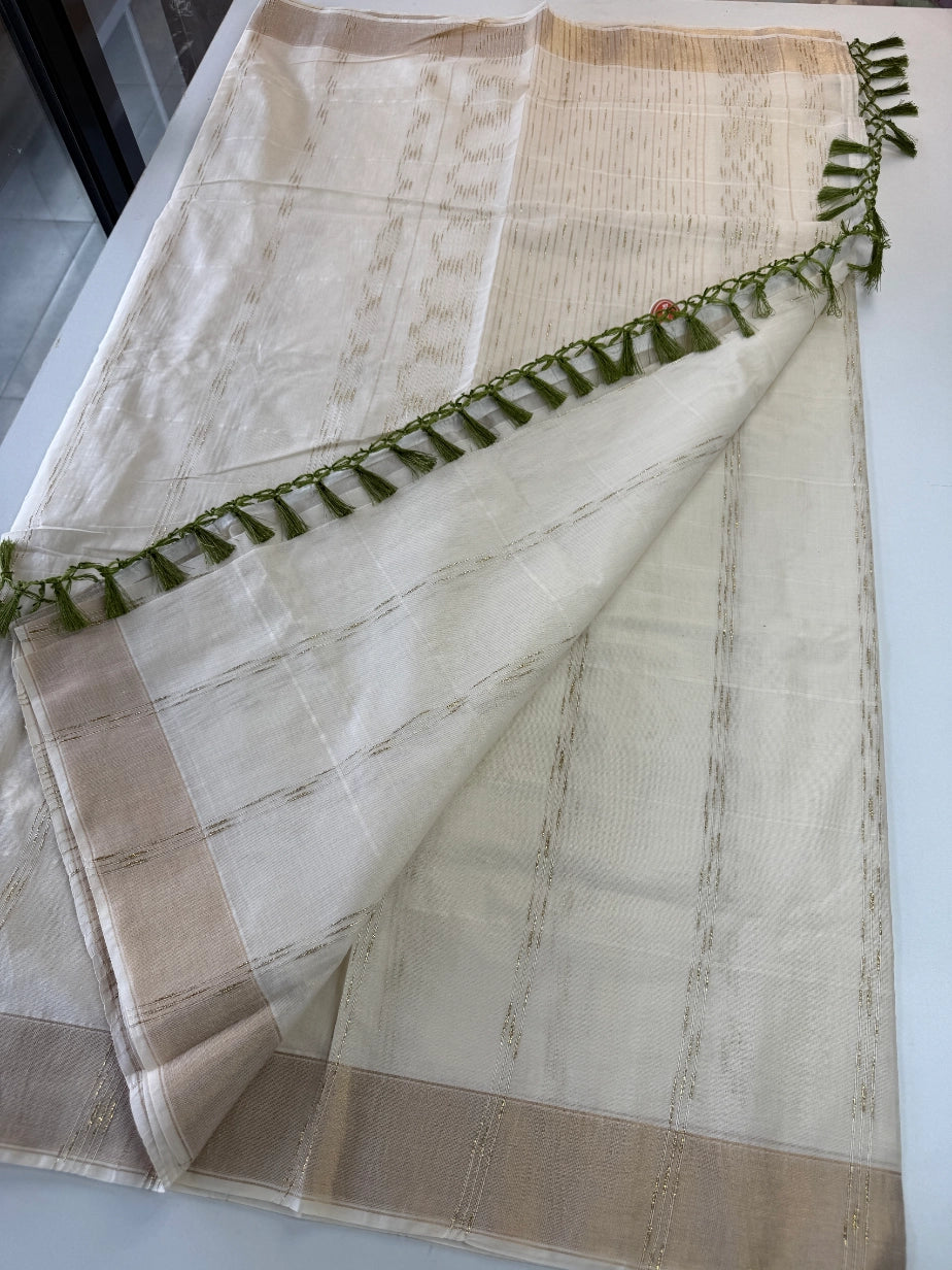 Onam cotton Saree/ MN8559