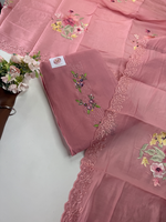 Soft Chanderi unstitched salwar set / NC166