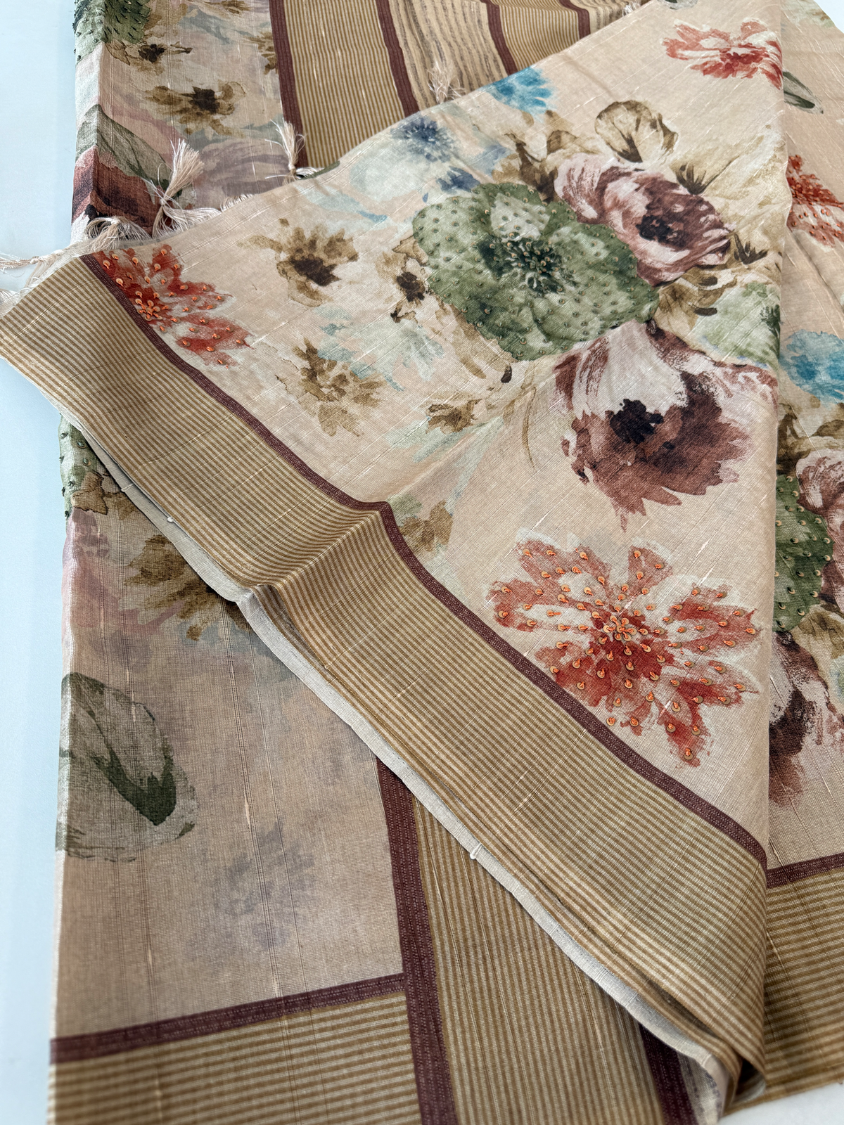 Soft semi Tussar saree/ 4965