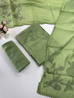 Soft Chanderi unstitched salwar set / NC57