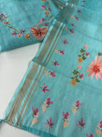 Soft linen cotton unstitched salwar set/ NC223