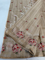 Chanderi Tussar finished Saree / SH578