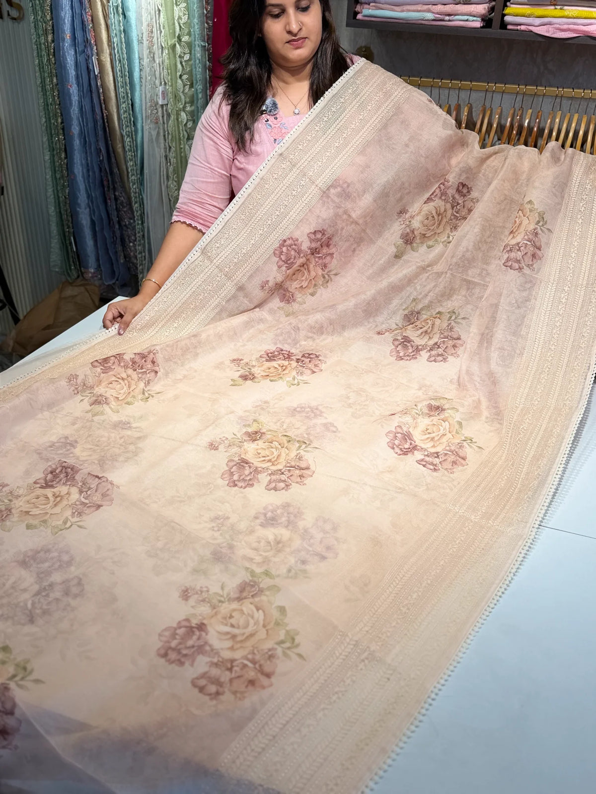 Supernet Kotta saree/ 6121