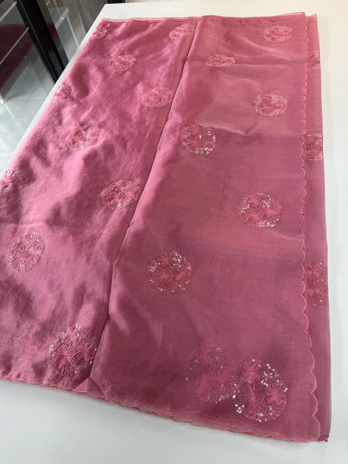 Soft organza saree/ CW038