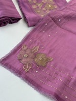 Soft Chanderi unstitched salwar set / NC162