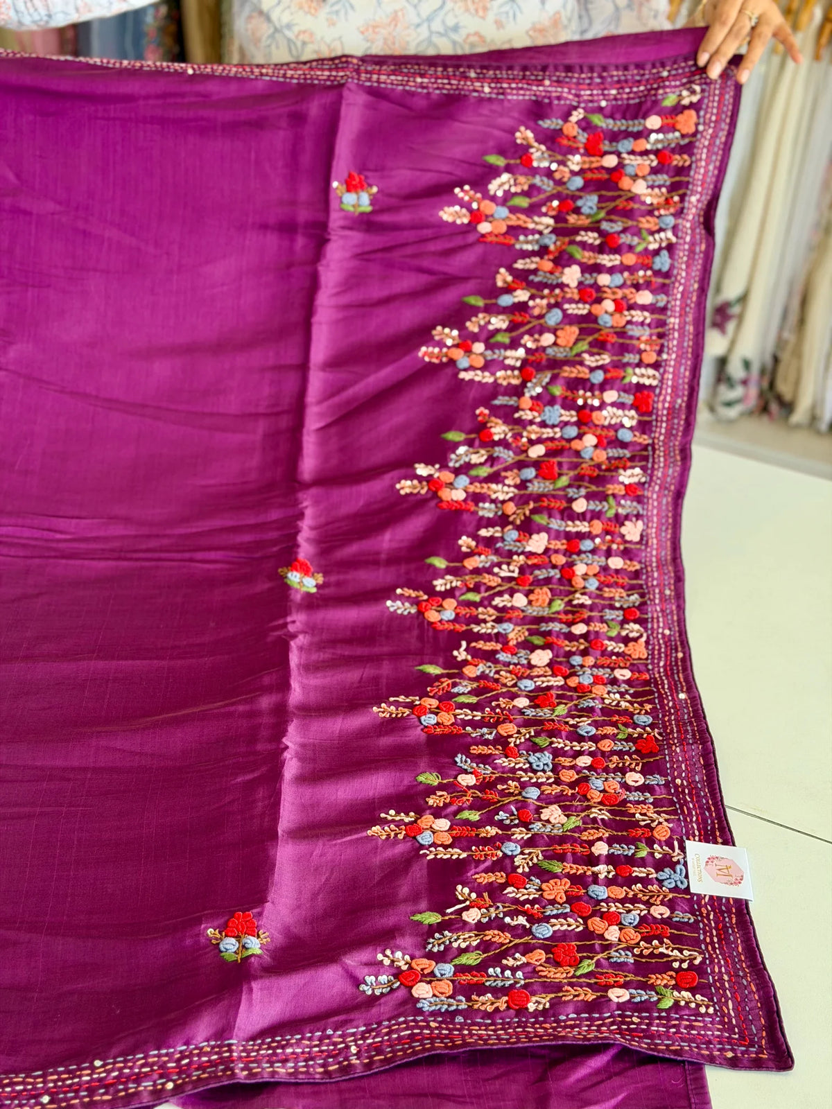Dola silk saree/ P993