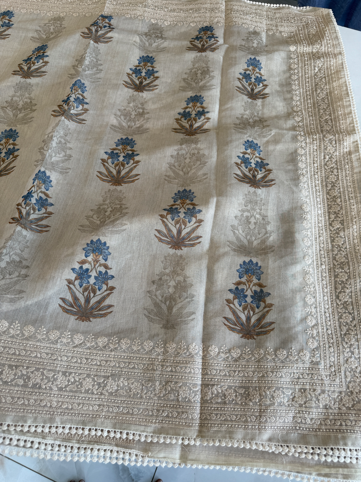 Tissue net kotta Saree/ K610