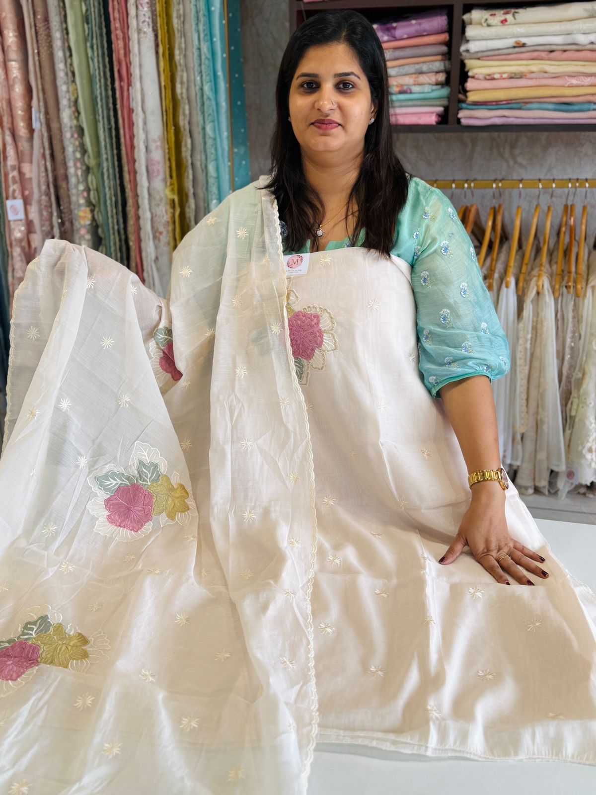 Unstitched Salwar set / NC155