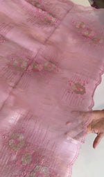 Organza foil blended Saree/ CW866