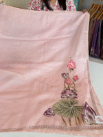 Premium shimmer organza saree/ SA266