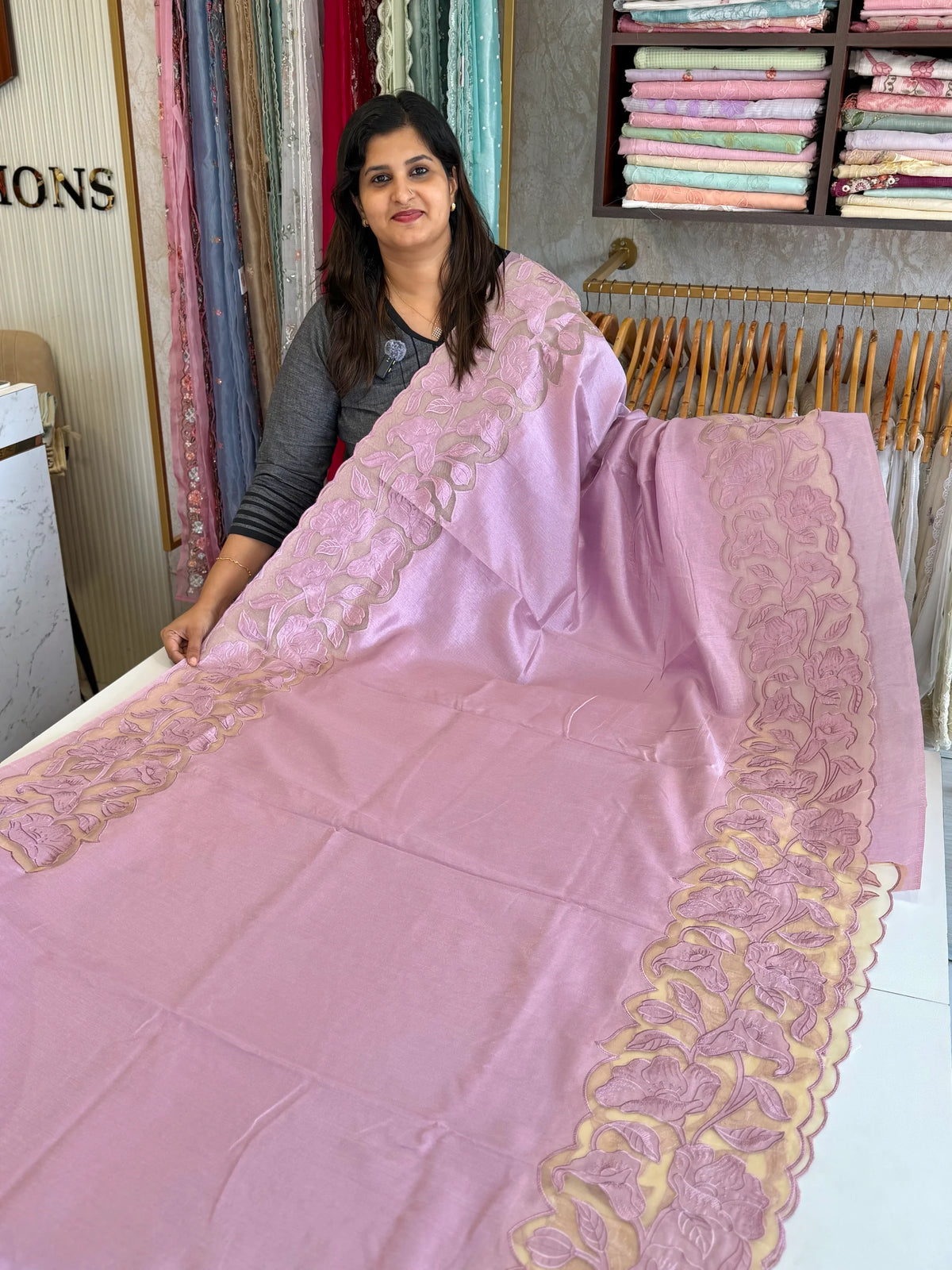 Semi silk saree / 5144A