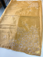 Crushed crape Saree/ AM107