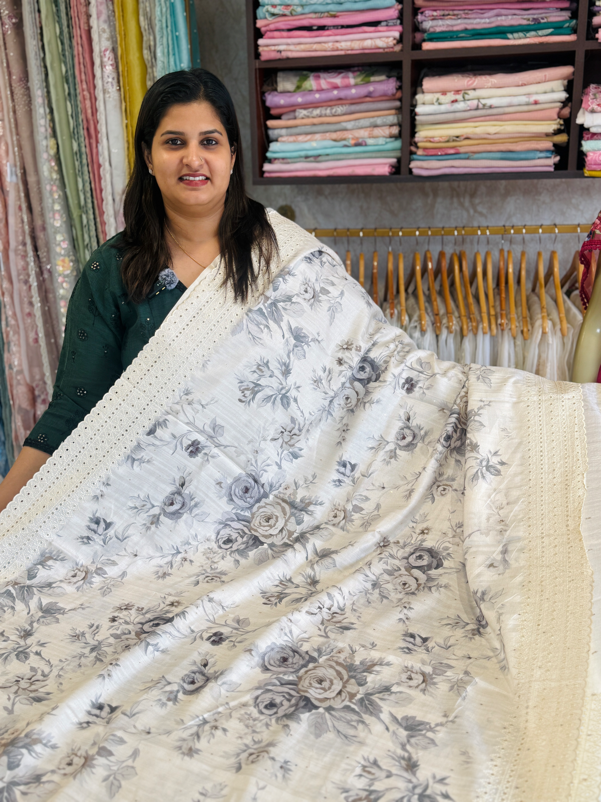 Soft semi silk saree/ K804