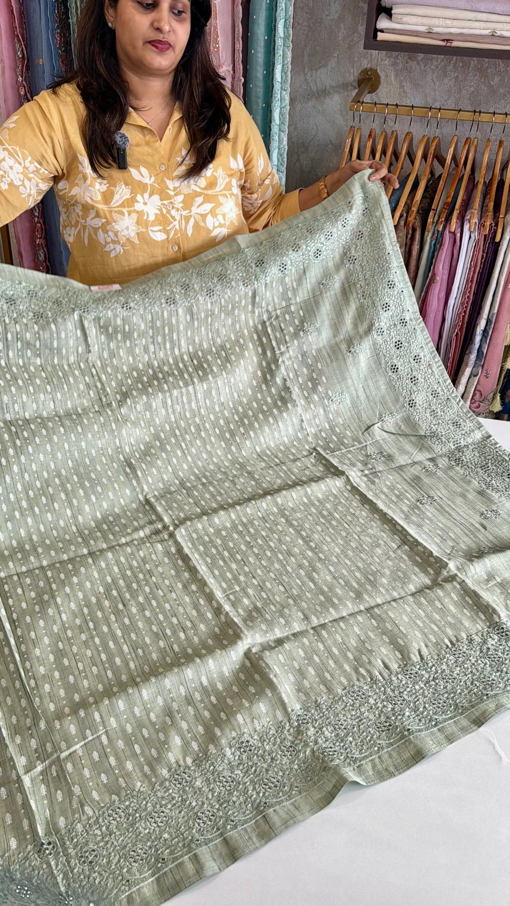 Soft semi Tussar Saree/ 5375